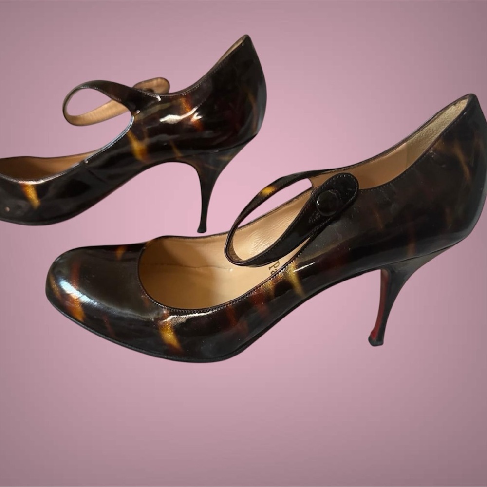Christian Louboutin Black Patent Heels